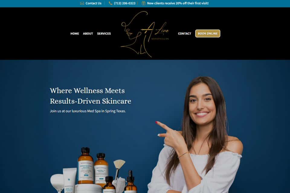 A-Line Aesthetics & Spa, Spring, TX by Bellow Pro Wash